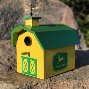 John Deere Vintage Logo Birdhouse